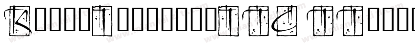KendoInitialsITC TT字体转换